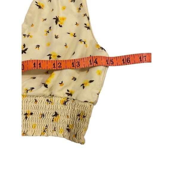 Lottie Moss Floral Cropped Tank Top Beach Coastal Vacation - Picture 9 of 10